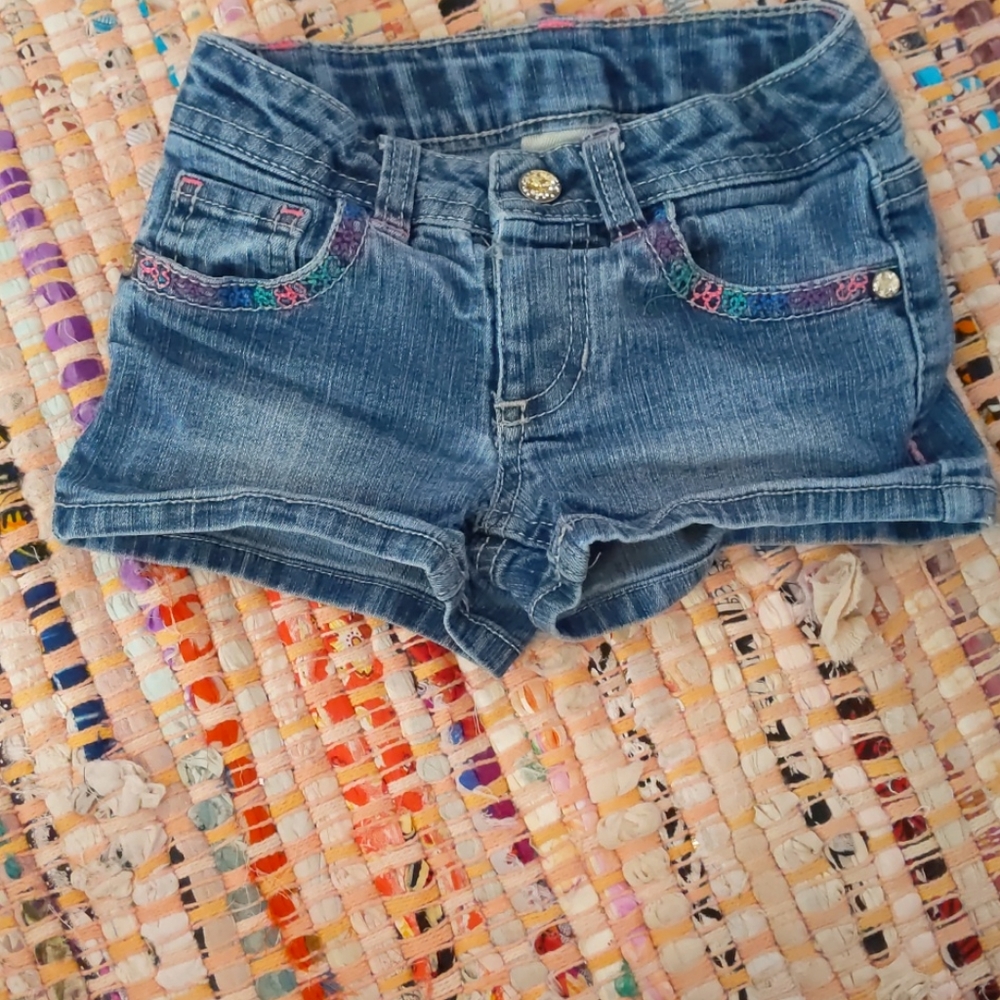 Girls jean shorts size 5t